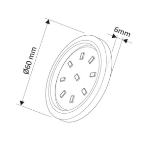 ORBIT XL oprawa LED, max 3,0W 12VDC 9pkt, ZIMNA ok - obrazek 5