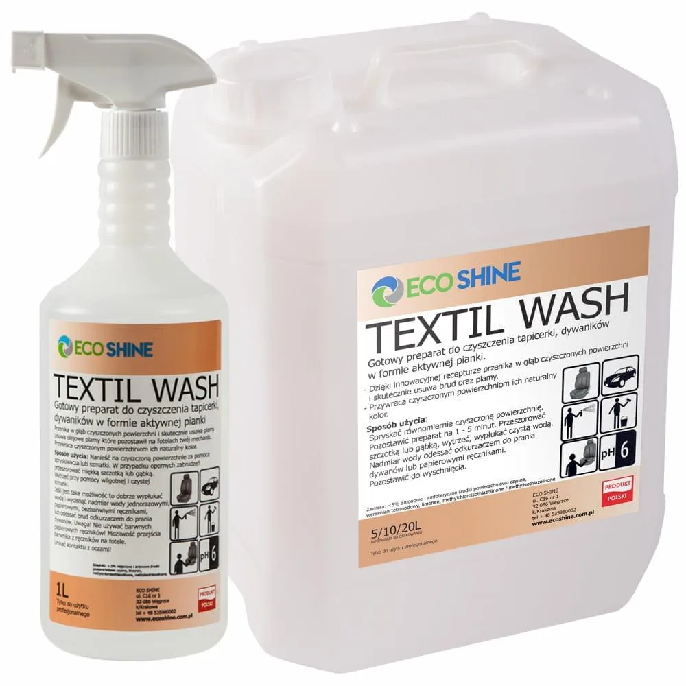 TEXTIL WASH do dywanów, mebli, tapicerki 5L