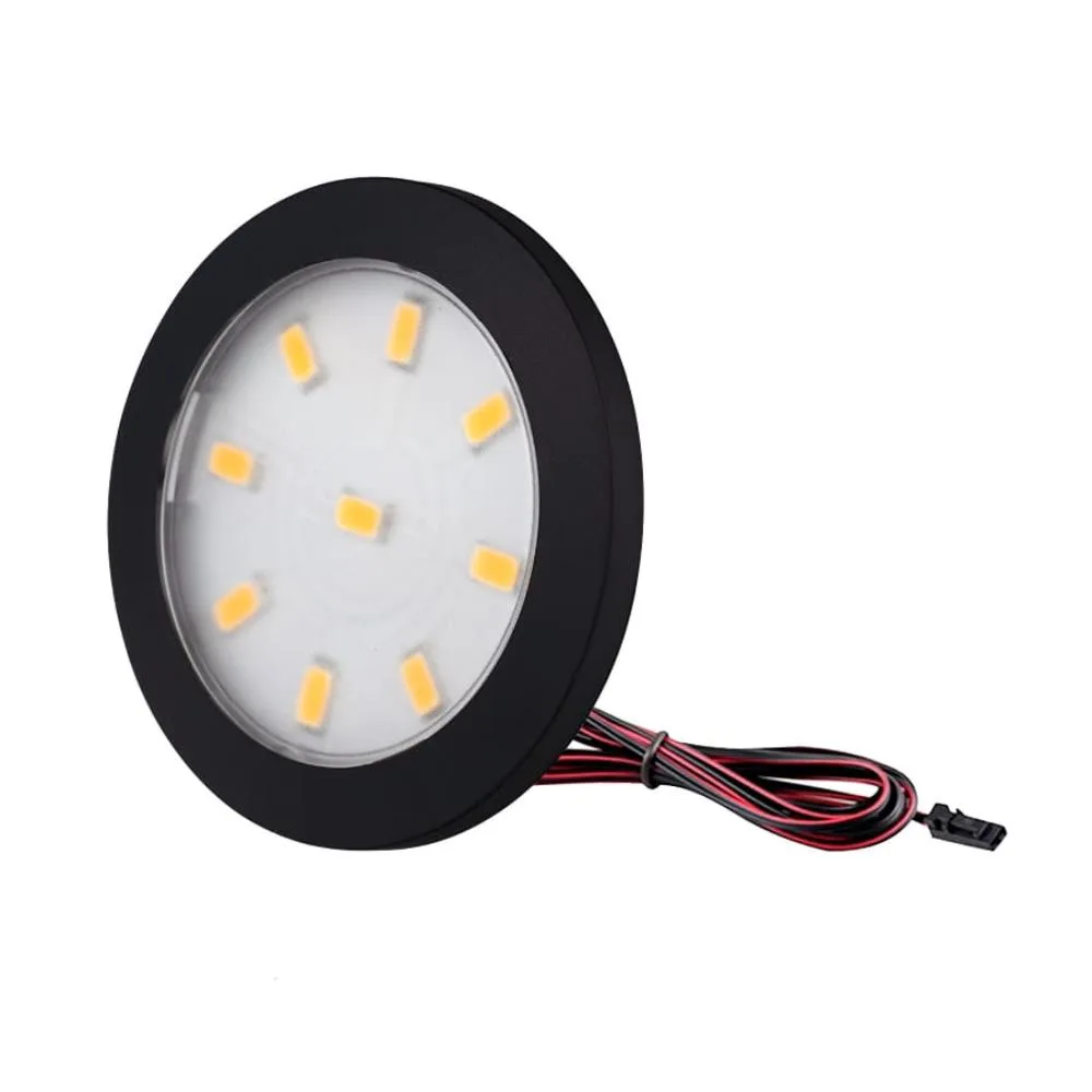 ORBIT XL CZARNY oprawa LED, max 3,0W 12VDC 9pkt, C