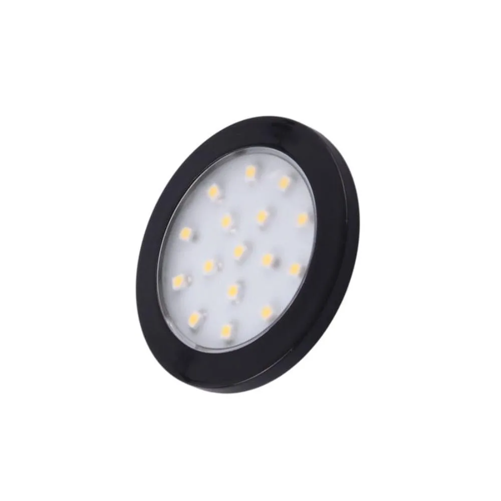 ORBIT CZARNY, 1,5W 12VDC 16pkt, ZIMNA okrągła, 2m