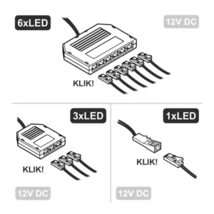 Pupil listwa 12VDC 4,0W, 3000K, długość 270mm, klo - obrazek 5