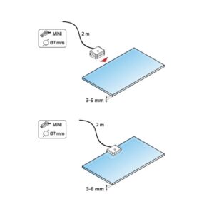 KLIPS 3D, ALUMINIUM, 12VDC 1,1W 2m przewód z mini, - obrazek 4