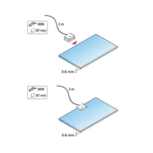KLIPS 3D, ALUMINIUM, 12VDC 1,1W 2m przewód z mini, - obrazek 4