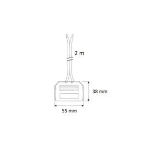 Rozdzielacz 6pkt mini z 2m przewodem - obrazek 3