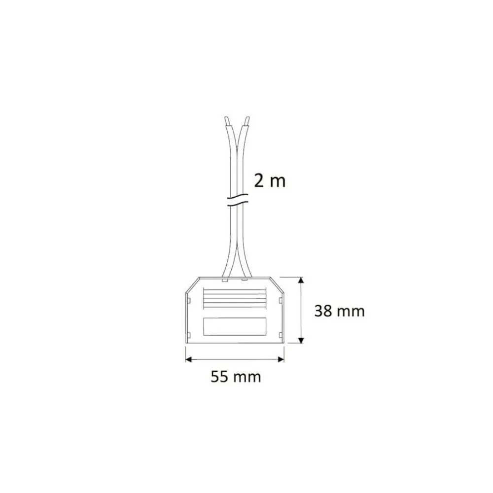 Rozdzielacz 6pkt mini z 2m przewodem