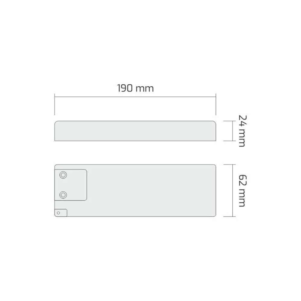 Zasilacz FLAT SLIM LED 60W, 12VDC, BEZ PRZEWODÓW