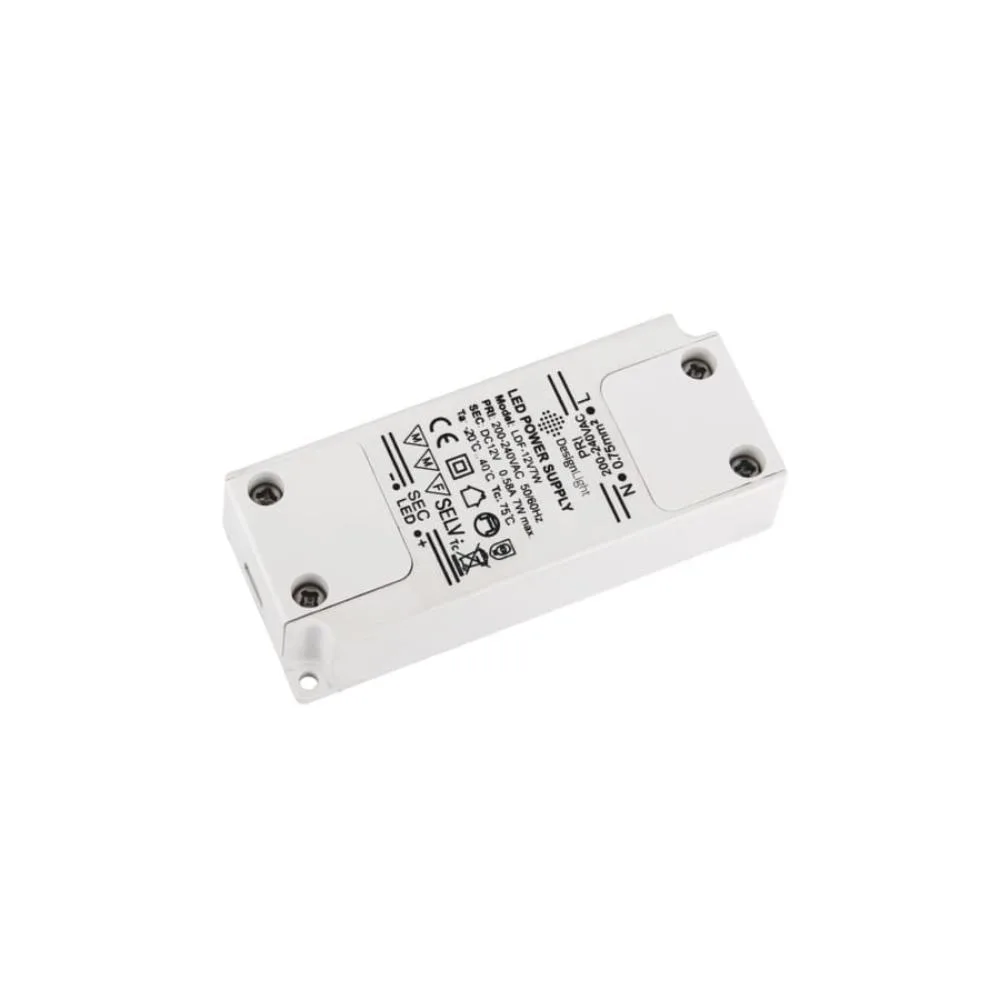 Zasilacz do LED 7W, 12VDC, BEZ PRZEWODÓW, STANDARD