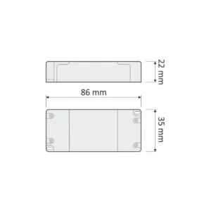 Zasilacz do LED 7W, 12VDC, BEZ PRZEWODÓW, STANDARD - obrazek 2
