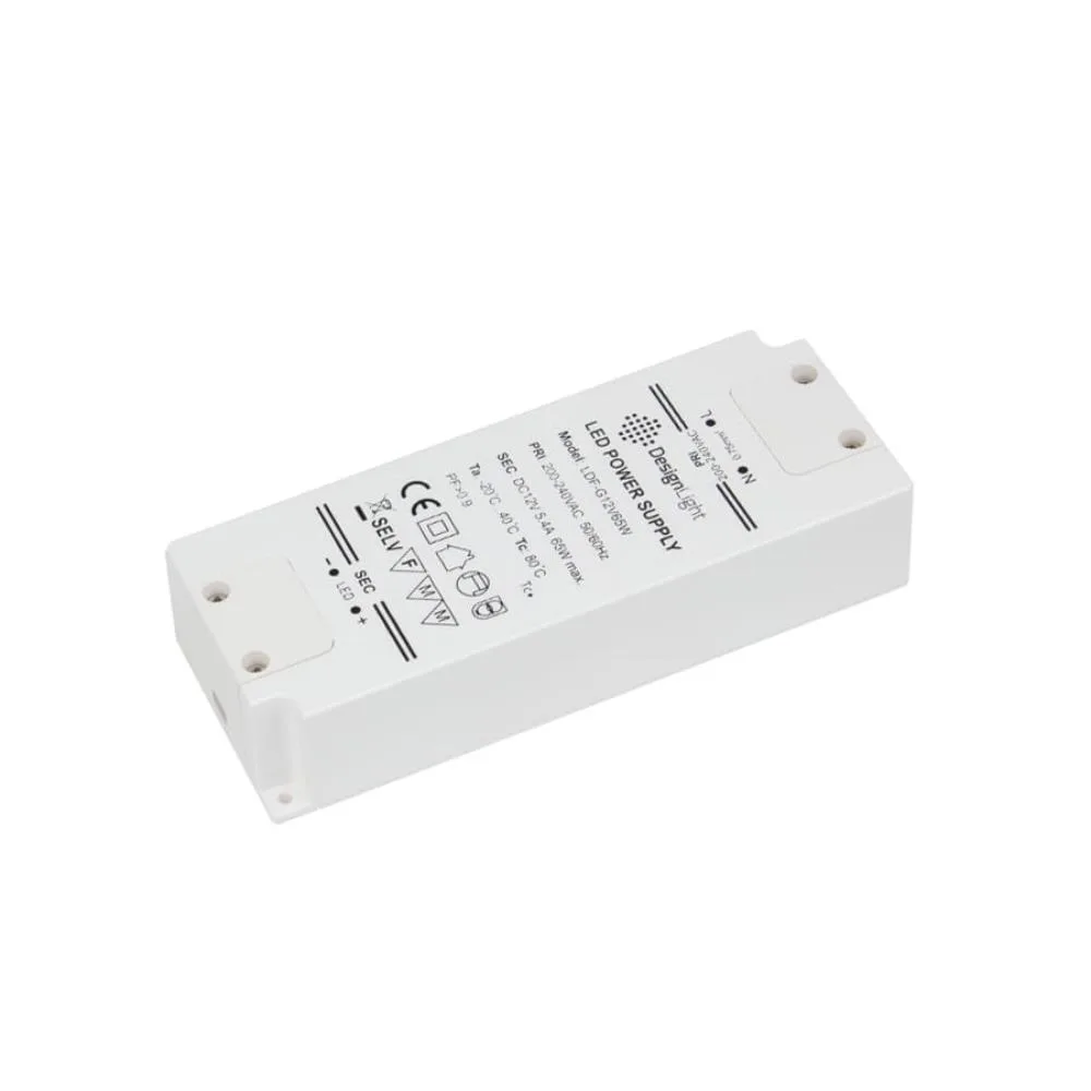 Zasilacz do LED 65W, 12VDC, BEZ PRZEWODÓW, STANDAR