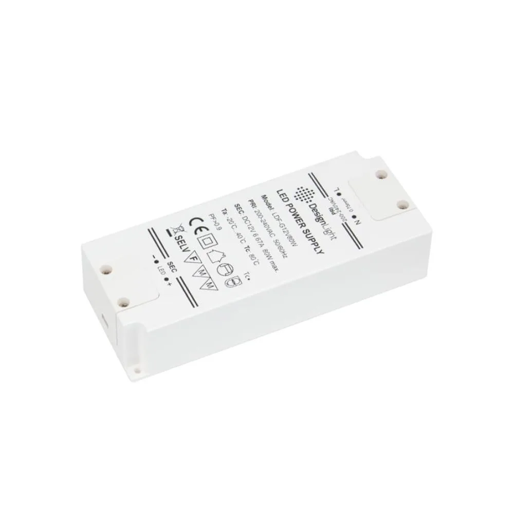 Zasilacz do LED 80W, 12VDC, BEZ PRZEWODÓW, STANDAR