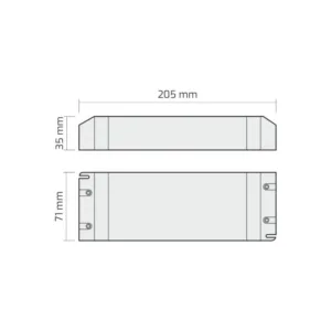 Zasilacz do LED 200W, 12VDC, BEZ PRZEWODÓW, STANDA - obrazek 2
