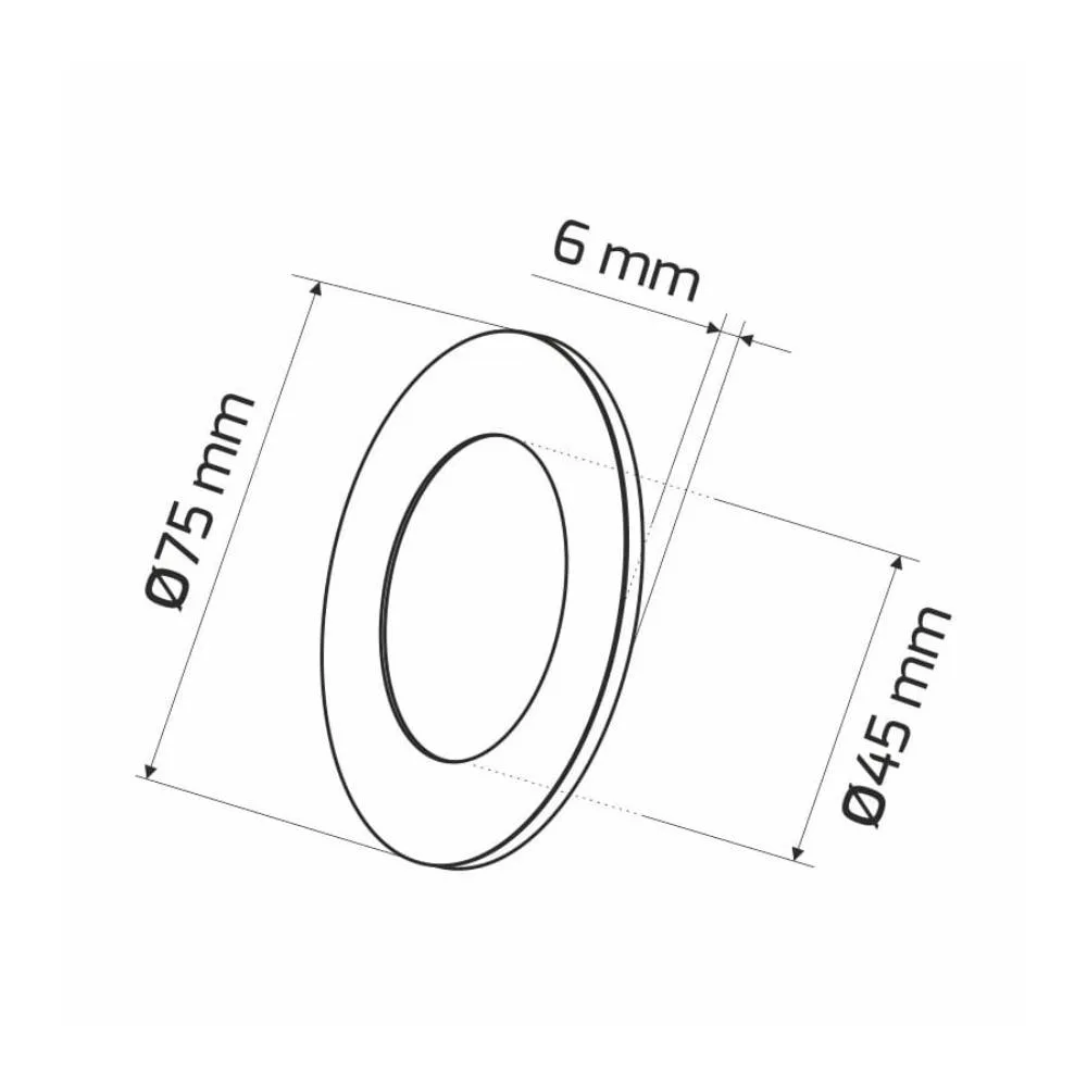 MAGNETO 12VDC, 2,8W BIAŁY, 4000K, 2m przew. mini a
