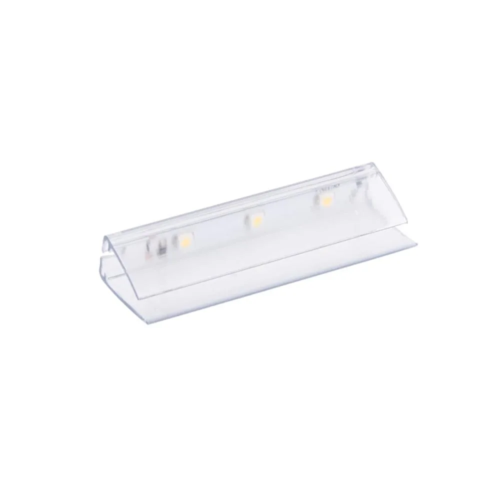 Klips LED plastikowy, 2m mini konek. biały zimny