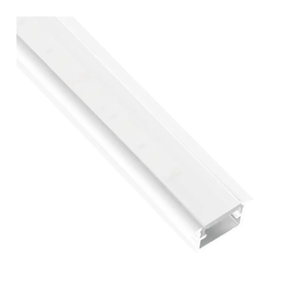 PROFIL INLINE MINI LED 2M, WPUSZCZANY BIAŁY, klosz