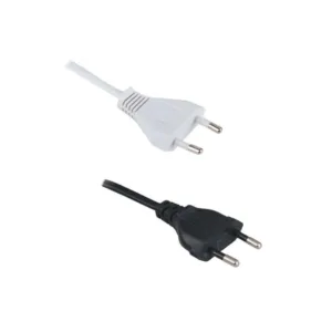 Przewód 2m, 2x0,75mm2 z wtyczką EURO, biały