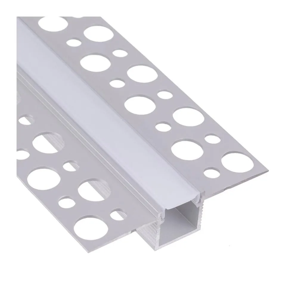PROFIL DEOLINE P 2M, Profil Płaski ALUMINIUM MLECZ