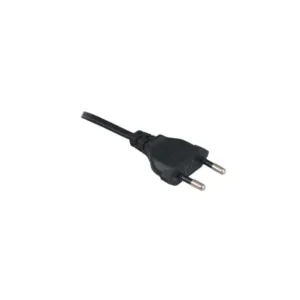 Przewód 3m 2x0,75mm2 z wtyczką EURO, czarny - obrazek 2
