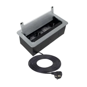 INBOX czarny 2x gniazdo FR, 2xUSB, 1xRJ45, 1xHDMI, - obrazek 2