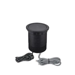 MULTI BOX, czarny, 4 x gniazdo FR, 2 x USB typ A, - obrazek 2