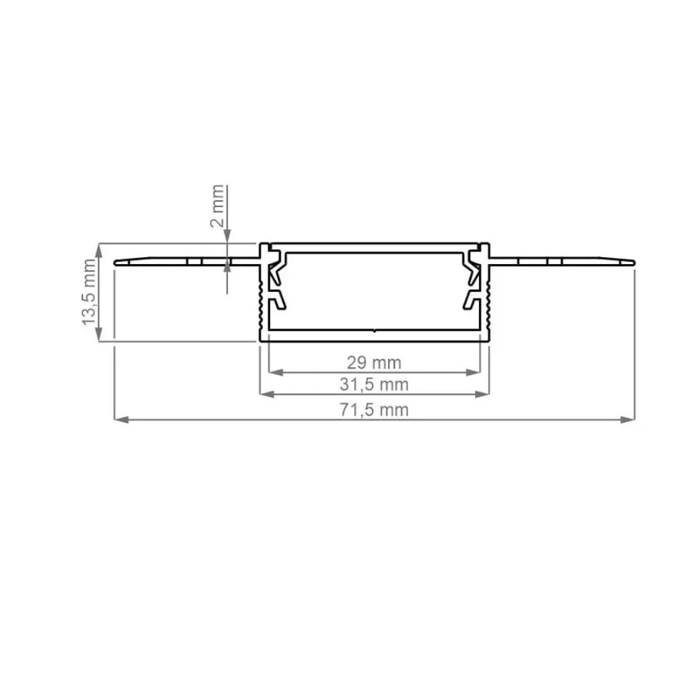 PROF-DEOLINEXL-AL-OP-2M - Profil XL