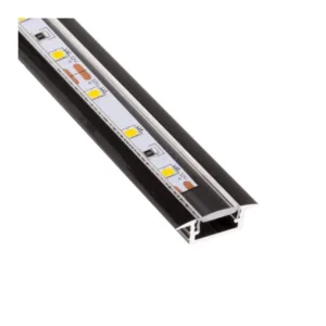 PROFIL INLINE MINI XL LED 3M, CZARNY WPUSZCZANY T