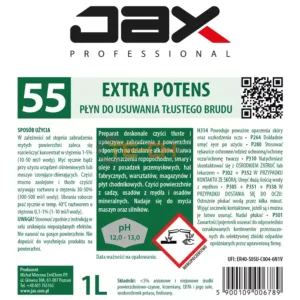 JAX55 1L PREPARAT DO USUWANIA TŁUSTEGO BRUDU - obrazek 4