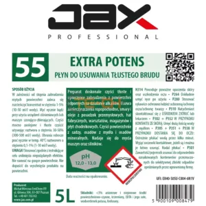 JAX55 5L PREPARAT DO USUWANIA TŁUSTEGO BRUDU - obrazek 5