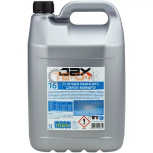 JAX16 5L x4 ENZYMATYCZNY ŻEL DO PRANIA TKANIN BIAŁYCH, CZARNYCH, KOLOROWYCH - obrazek 5
