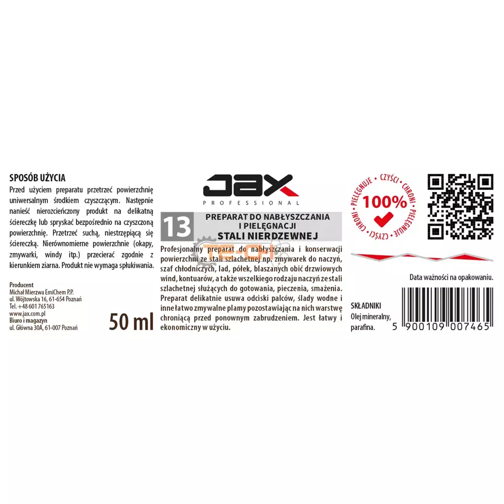 JAX13 50ml x16