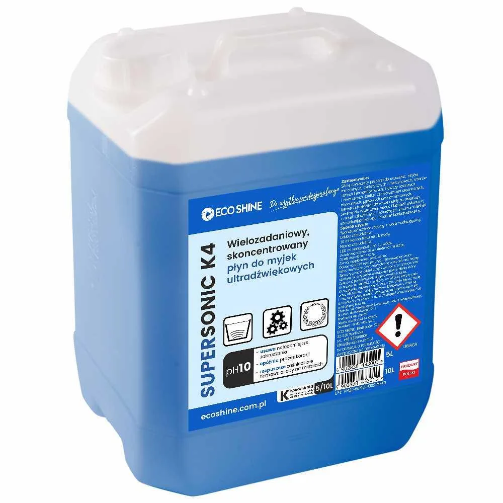 Płyn do myjek ultradźwiękowych Ultrasonic K3 5L / SUPERSONIC K4 5L