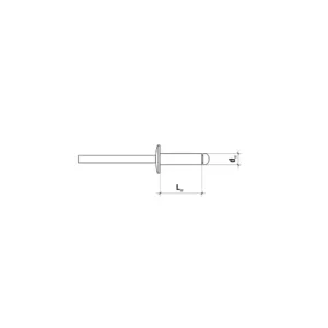 NAS-40012 4,0X12 1kg nity zrywalne stalowo-aluminiowe (pakowane po 5 kg) - obrazek 3