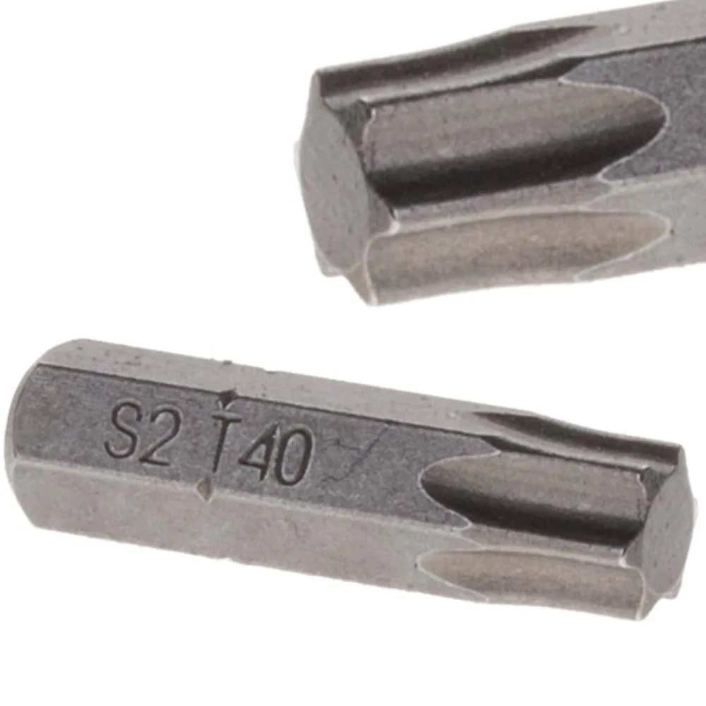 BIT do wkrętarki torx TX 40/025 TX40 25mm 100szt stal S2