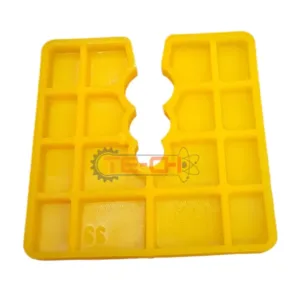 DW-05 50szt Podkładki dystansowe 50x50 żółte 5mm - obrazek 7