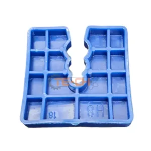 DW-08 50szt Podkładki dystansowe 50x50 niebieskie 8mm - obrazek 7