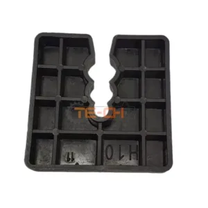 DW-10 50szt Podkładki dystansowe 50x50 czarne 10mm - obrazek 7