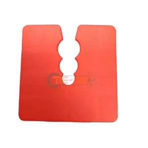 DW-03 50szt Podkładki dystansowe 50x50 czerwone 3mm - obrazek 6
