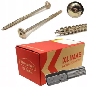 WKCP-06050 wkręt ciesielski 100szt łeb talerzowy TORX 6x50 - obrazek 5
