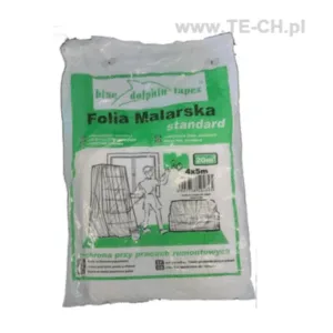 Folia malarska standard BLUE DOLPHIN 4x5m