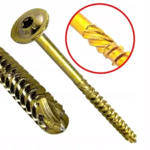 Wkręt ciesielski do drewna 10x140 łeb talerzowy TORX WKCP-10140 1szt - obrazek 13