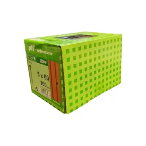 Wkręt elewacyjny z brązowym łbem 200 szt 5x50 tarasowo-elewacyjny gniazdo SQ - bit w komplecie - obrazek 6
