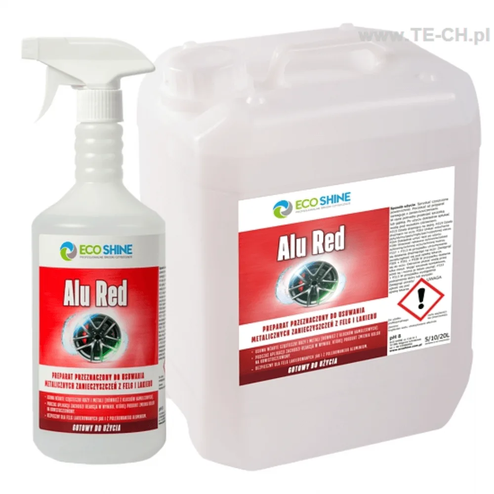ALU RED 1l - krwawa felga - mycie kołpaków i felg