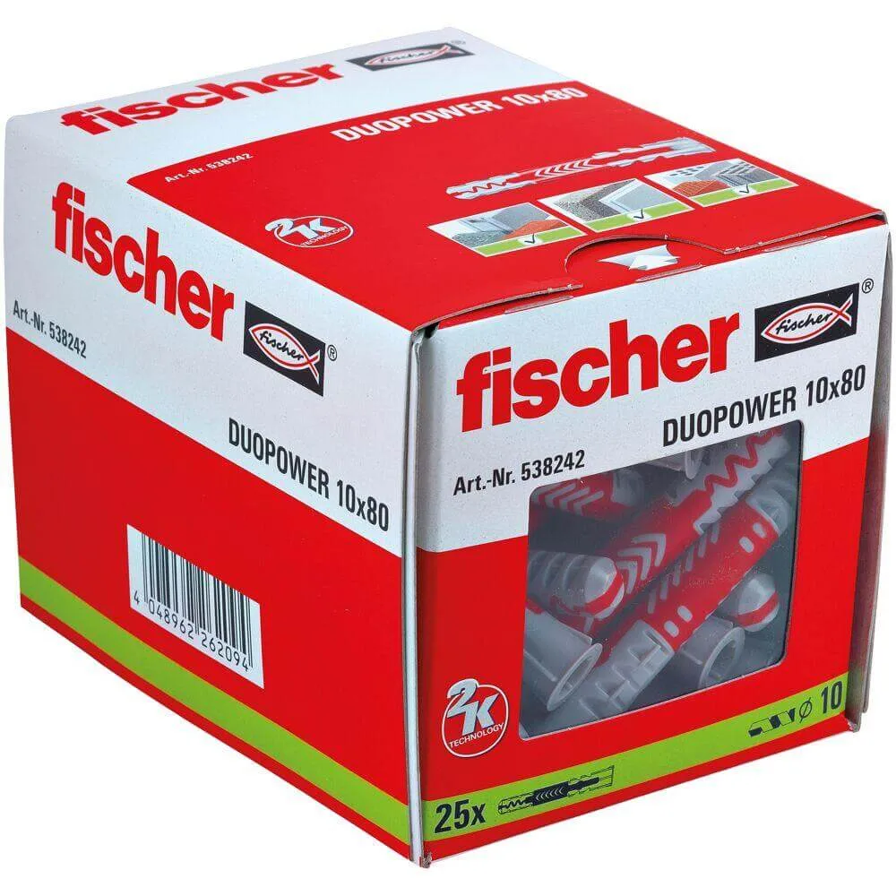 25x koszulka FISHER DUOPOWER 10X80 mocowanie uniwersalne (wersja długa) 538242