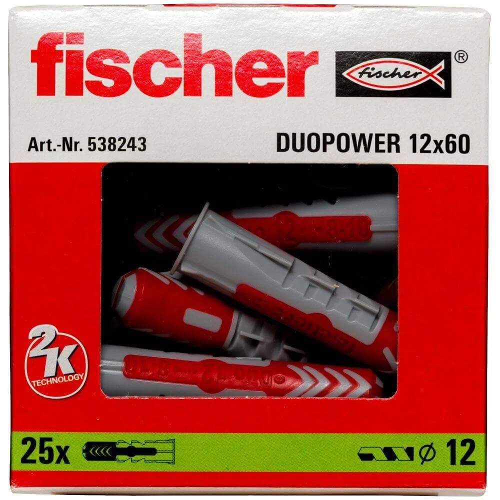 25x koszulka FISHER DUOPOWER 12X60 mocowanie uniwersalne (wersja długa) 538243