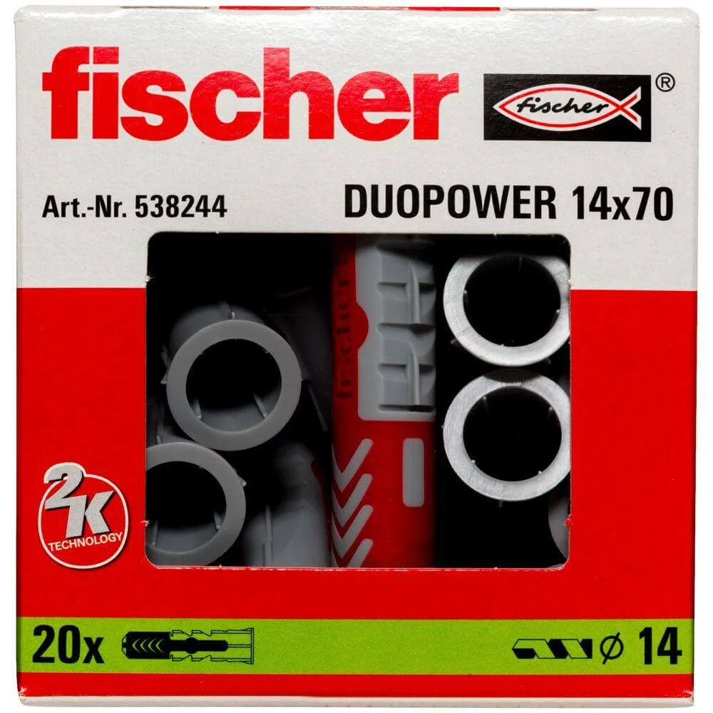 20x koszulka FISHER DUOPOWER 14X70 mocowanie uniwersalne (wersja długa) 538244