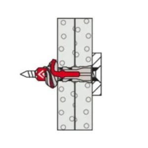 50x kołek FISHER DUOPOWER 6X30 S mocowanie uniwersalne z wkrętem 555106 - obrazek 5