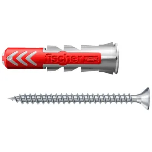 50x kołek FISHER DUOPOWER 5X25 S mocowanie uniwersalne z wkrętem 555105
