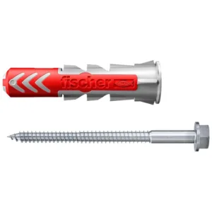 25x kołek FISHER DUOPOWER 10X50 S mocowanie uniwersalne z wkrętem 555110