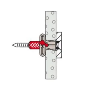 25x kołek FISHER DUOPOWER 8X65 S mocowanie uniwersalne z wkrętem (wersja długa) 538246 - obrazek 5
