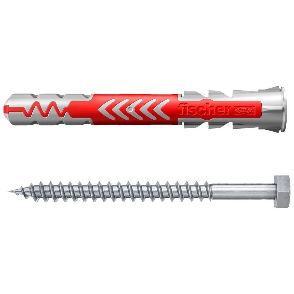 10x kołek FISHER DUOPOWER 10X80 S mocowanie uniwersalne z wkrętem (wersja długa) 538247