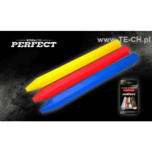 Kreda budowlana wodoodporna żółta PERFECT 12szt